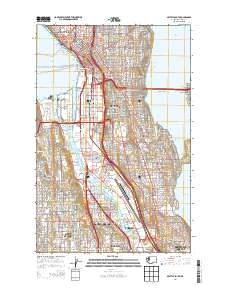 Seattle South 2014 topographic map thumbnail