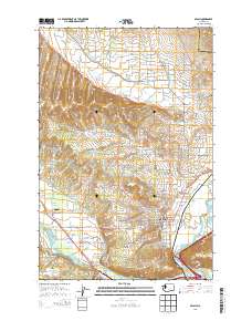 Selah 2013 topographic map thumbnail