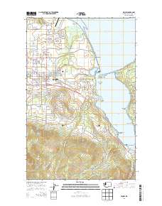 Sequim 2014 topographic map thumbnail