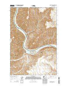 Silcott Island 2014 topographic map thumbnail