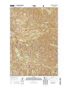 Siouxon Peak 2014 topographic map thumbnail