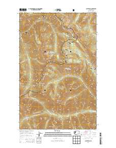 Slate Peak 2014 topographic map thumbnail