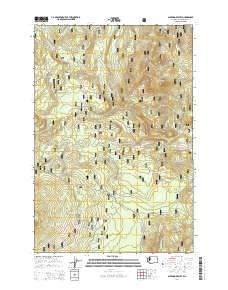 Sleeping Beauty 2014 topographic map thumbnail