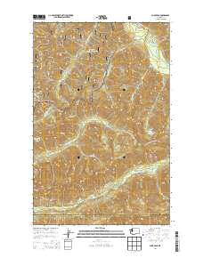 Slide Peak 2014 topographic map thumbnail