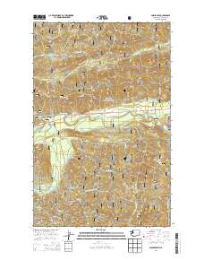 Snider Peak 2014 topographic map thumbnail