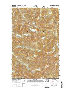 Snowking Mountain 2014 topographic map thumbnail
