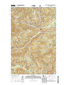 South Huckleberry Mountain 2014 topographic map thumbnail