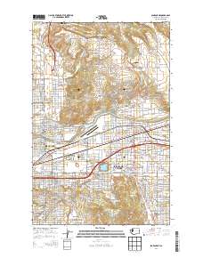 Spokane NE 2014 topographic map thumbnail