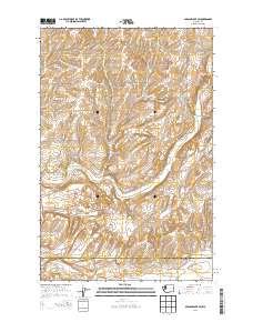 Sprague Lake SW 2013 topographic map thumbnail