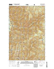 Spur Peak 2014 topographic map thumbnail