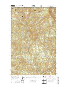 Strawberry Mountain 2014 topographic map thumbnail