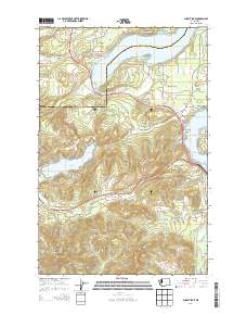 Summit Lake 2014 topographic map thumbnail