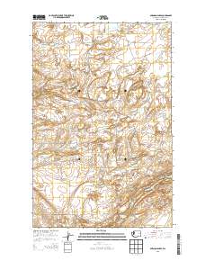 Swanson Lakes 2013 topographic map thumbnail