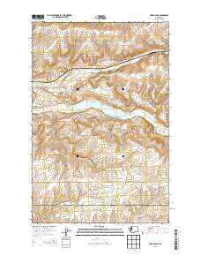 Sylvan Lake 2013 topographic map thumbnail