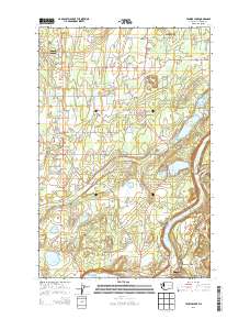 Tanwax Lake 2013 topographic map thumbnail