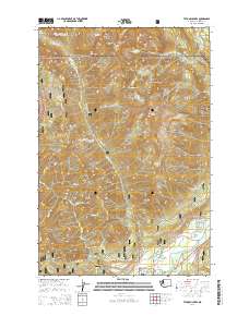 Tatoosh Lakes 2014 topographic map thumbnail
