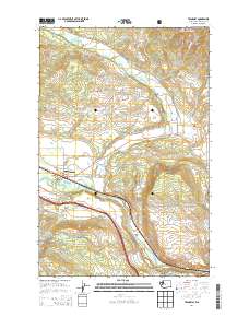 Teanaway 2014 topographic map thumbnail