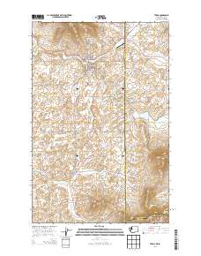 Tekoa 2014 topographic map preview