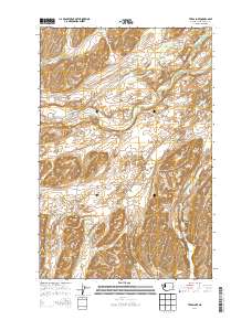 Texas Lake 2014 topographic map thumbnail