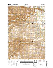 Tieton 2014 topographic map thumbnail