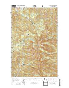 Tiffany Mountain 2014 topographic map thumbnail