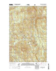 Timber Mountain 2014 topographic map thumbnail