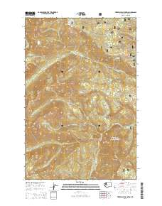 Timberwolf Mountain 2014 topographic map thumbnail