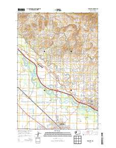 Toppenish 2013 topographic map thumbnail