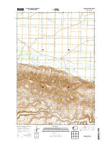 Toppenish SW 2014 topographic map thumbnail