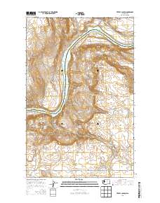Trefry Canyon 2014 topographic map thumbnail