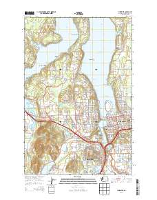 Tumwater 2014 topographic map thumbnail