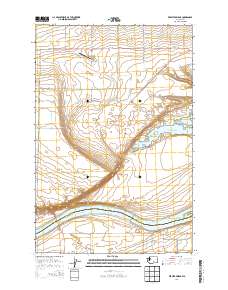 Vernita Bridge 2014 topographic map thumbnail