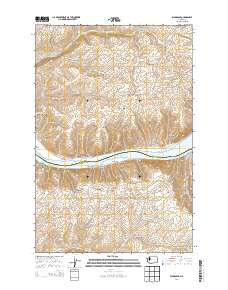 Wades Bar 2014 topographic map thumbnail