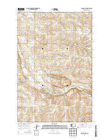 Wagner Lake 2013 topographic map thumbnail