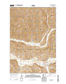 Waitsburg 2014 topographic map thumbnail