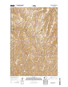 Waitsburg NW 2014 topographic map thumbnail