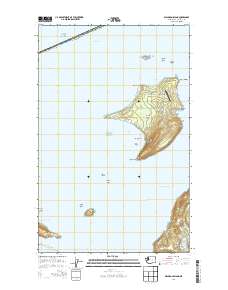 Waldron Island 2014 topographic map thumbnail