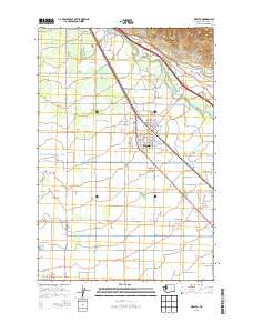 Wapato 2013 topographic map thumbnail