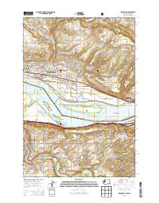 Washougal 2013 topographic map thumbnail
