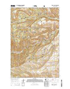 Weddle Canyon 2014 topographic map thumbnail