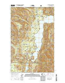 Welker Peak 2014 topographic map thumbnail