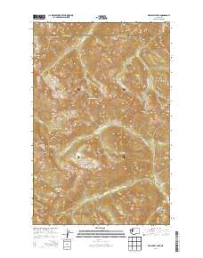 Wellesley Peak 2014 topographic map thumbnail