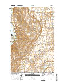 Wells Dam 2014 topographic map thumbnail