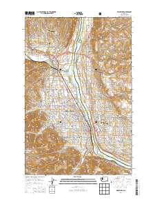 Wenatchee 2014 topographic map thumbnail