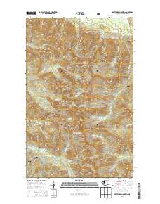 Whitehorse Mountain 2014 topographic map thumbnail