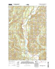 Wynoochee Valley SW 2014 topographic map thumbnail