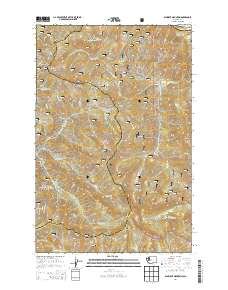 Blowout Mountain 2014 topographic map thumbnail