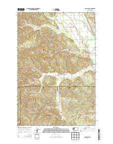 Cedarville 2014 topographic map thumbnail