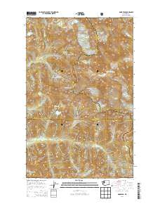 Dome Peak 2014 topographic map thumbnail