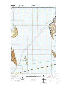Eliza Island 2014 topographic map thumbnail